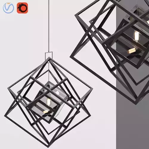 Cubist Small Chandelier