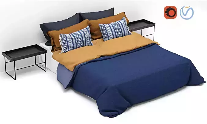 Bed Scandinavian style