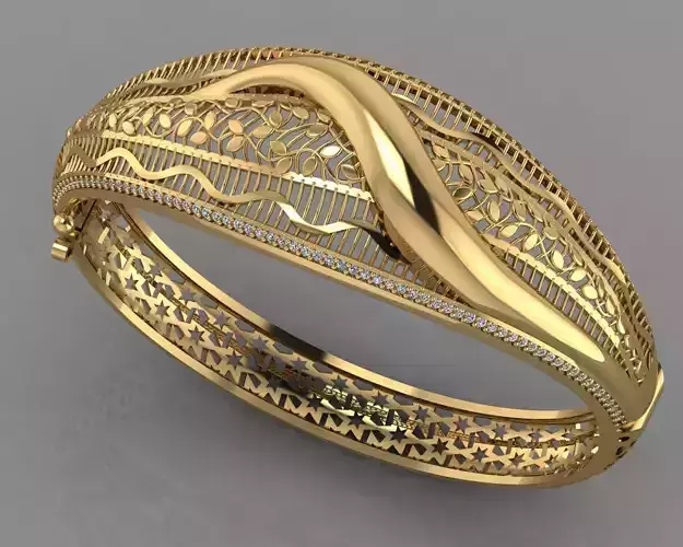 GC GOLD BRC032- Diamond BRACELET