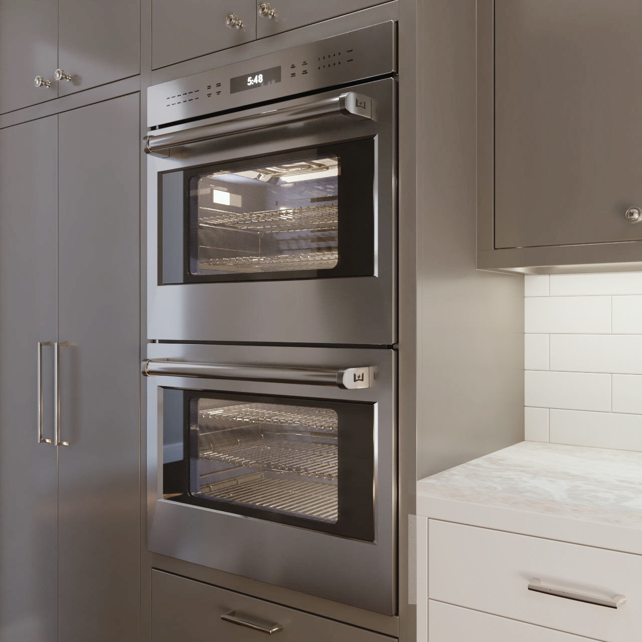 WOLF-DO30PE-S-PH double oven 3D model_3