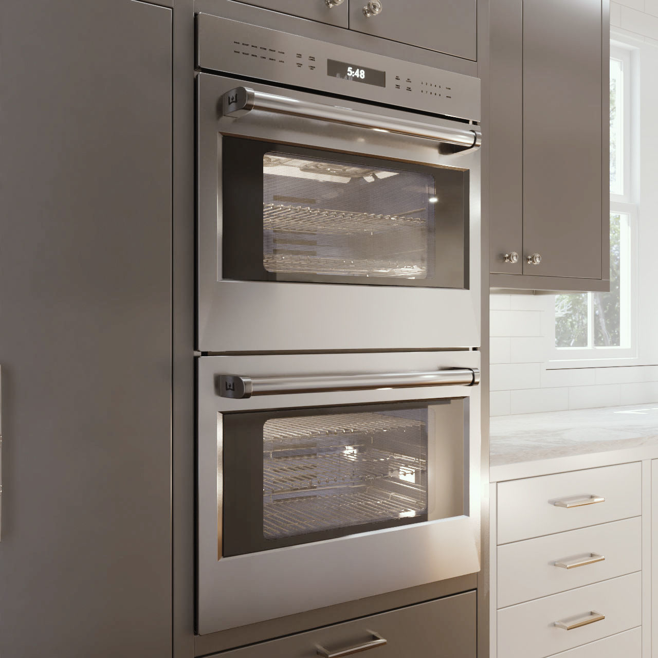 WOLF-DO30PE-S-PH double oven 3D model_1