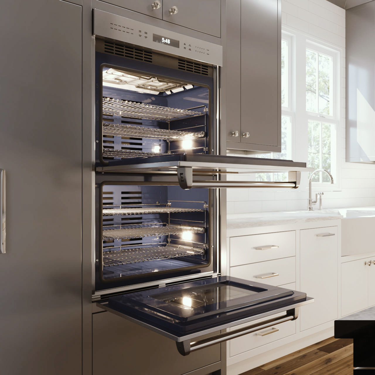 WOLF-DO30PE-S-PH double oven 3D model_8