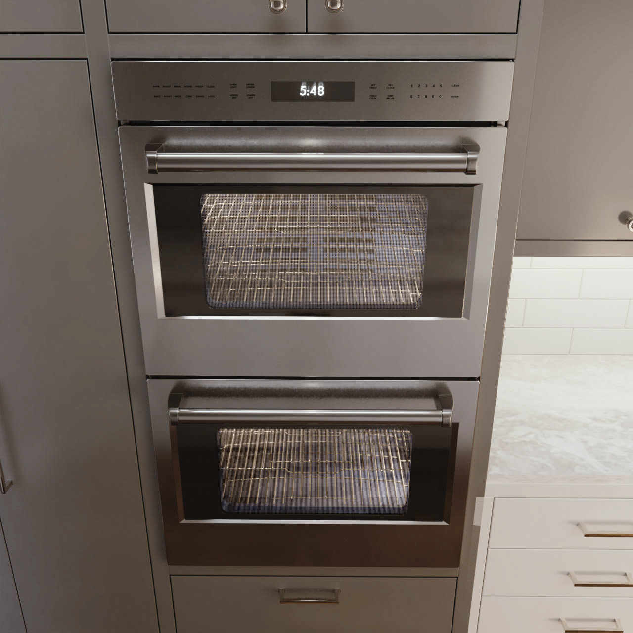 WOLF-DO30PE-S-PH double oven 3D model_4