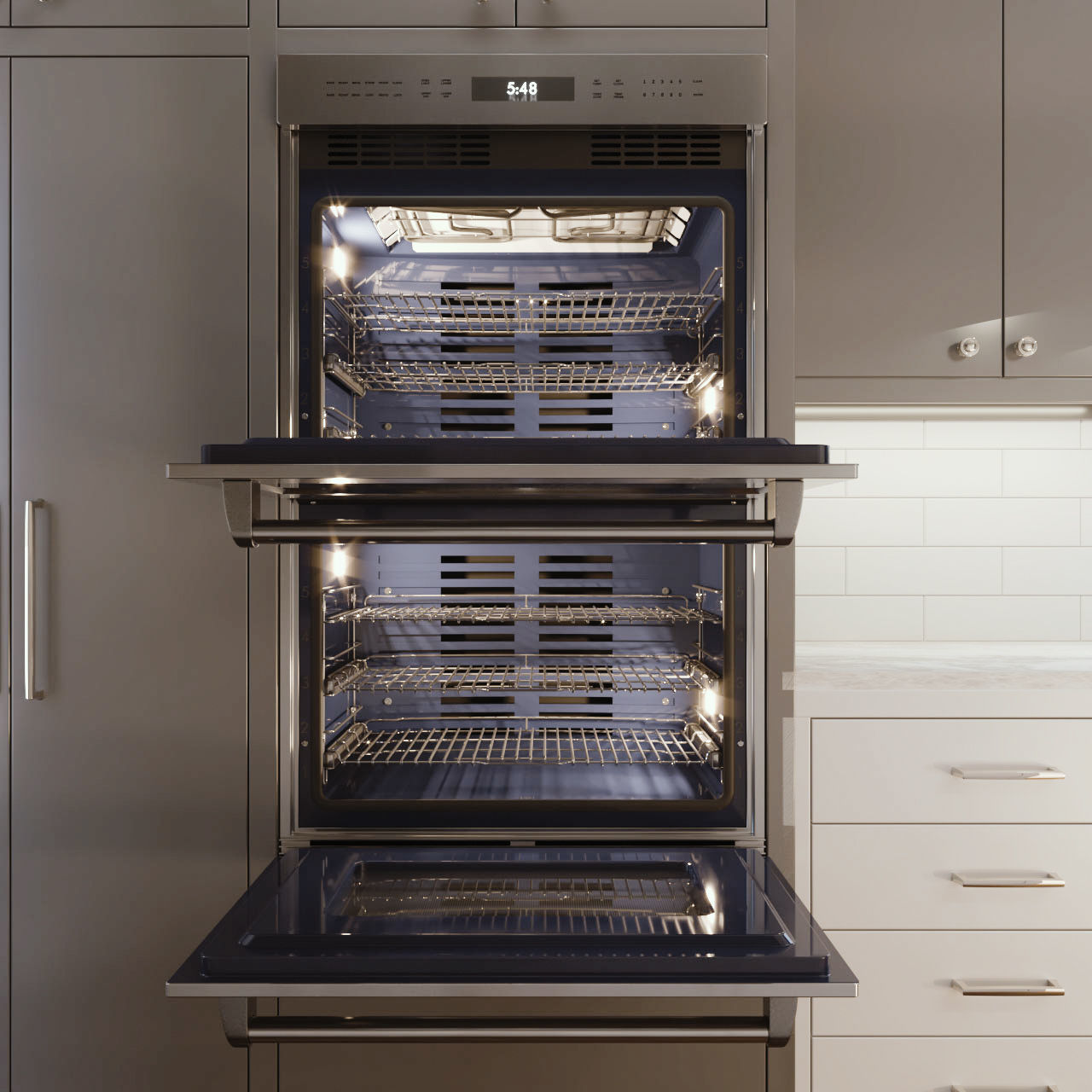 WOLF-DO30PE-S-PH double oven 3D model_6