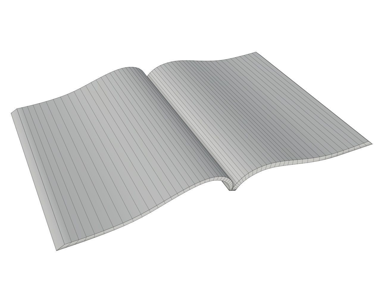 Magazine opened 3D model_4