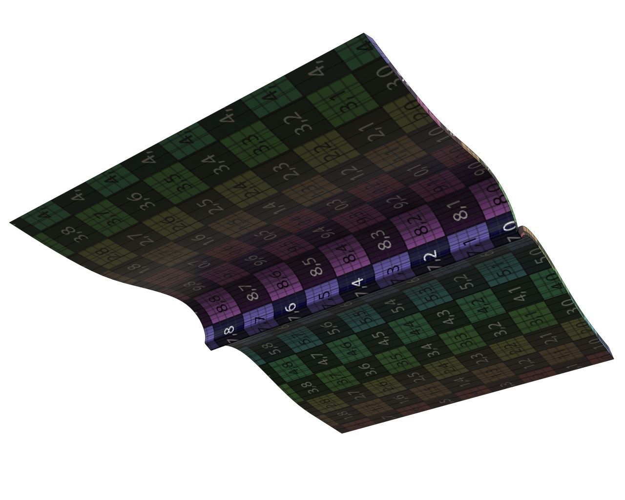 Magazine opened 3D model_9