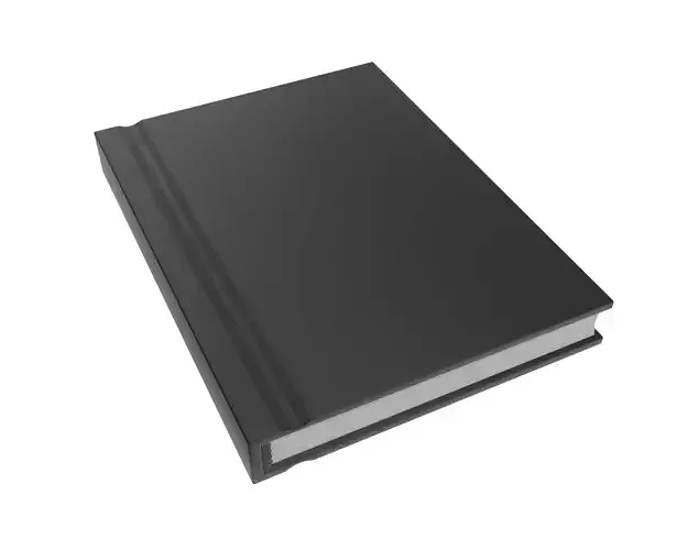 Notebook closed size A8 3D model