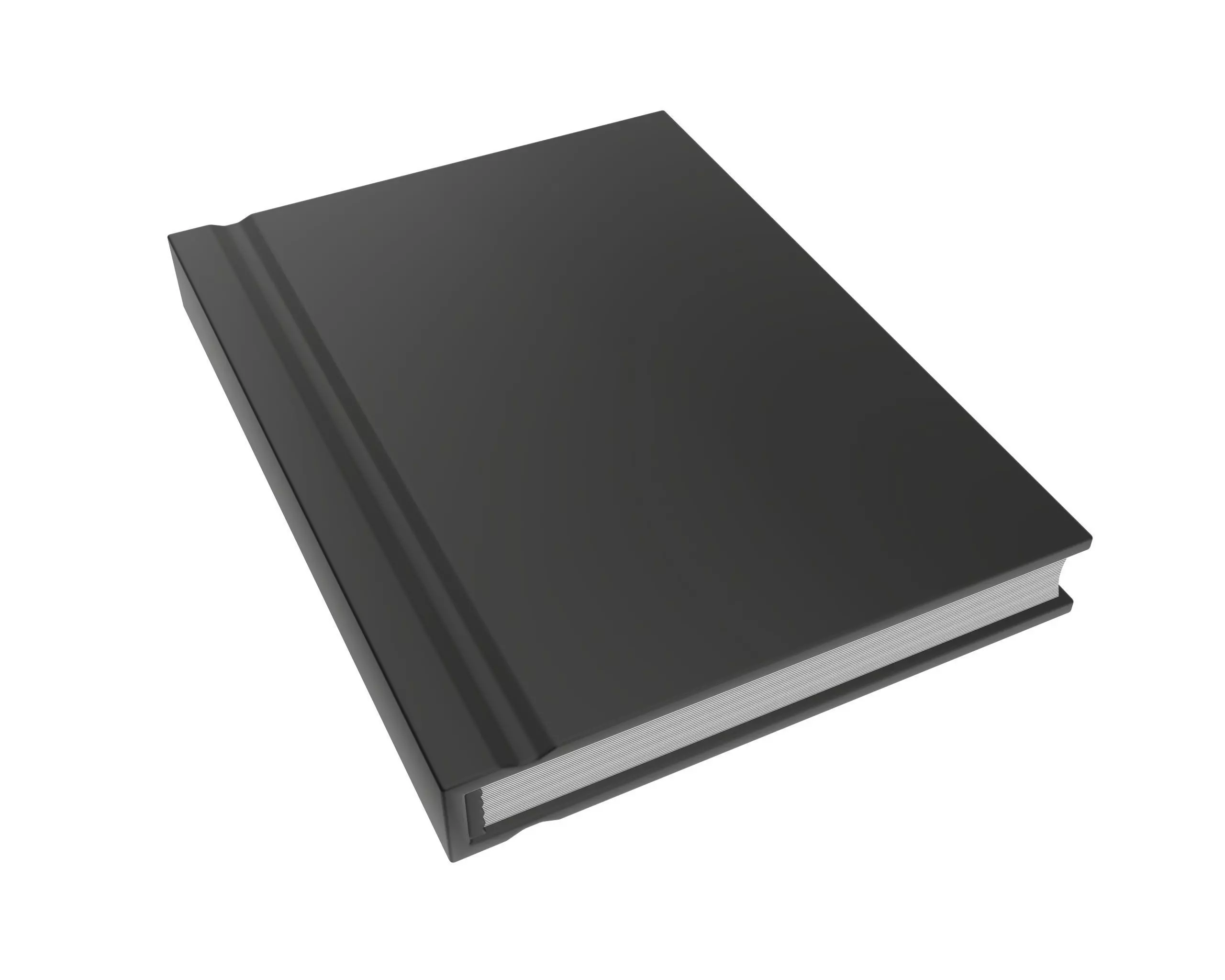 Notebook closed size A8 3D model_0