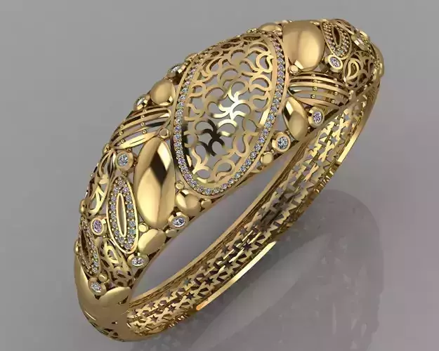 GC GOLD BRC041- Diamond BRACELET