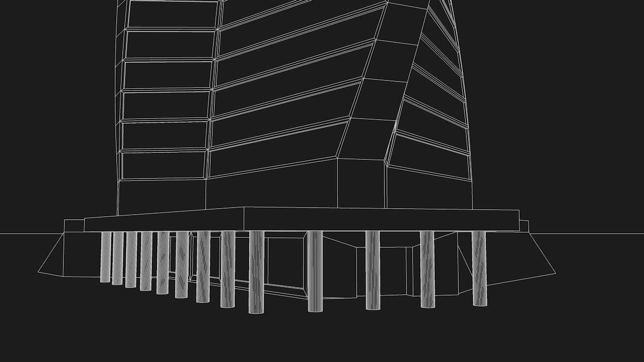 Skyscraper tallest building in world 3D model_7