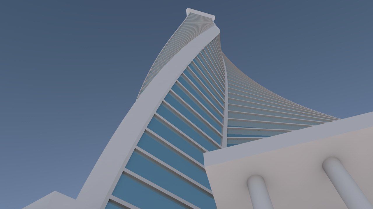 Skyscraper tallest building in world 3D model_3