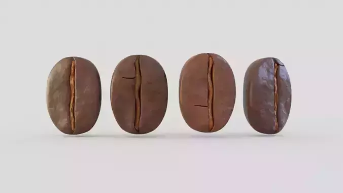 Coffee Beans 3D model