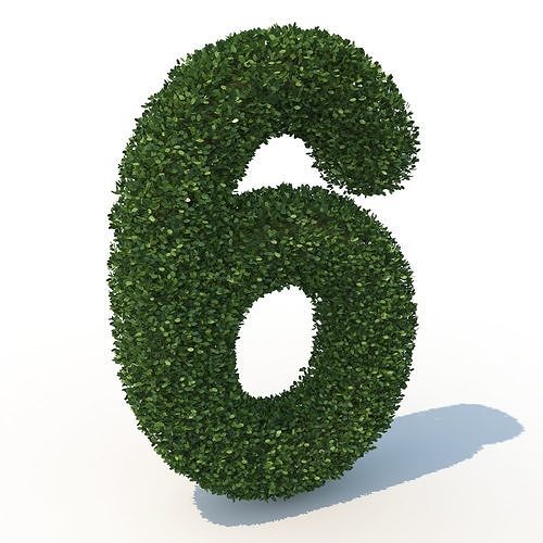 hedge 6 letter s 3D model