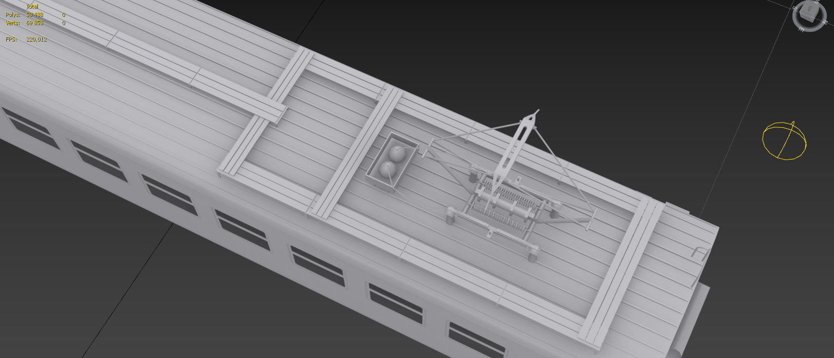 ER-2 EMU Motor Wagon 3D model Low-poly 3D model_4