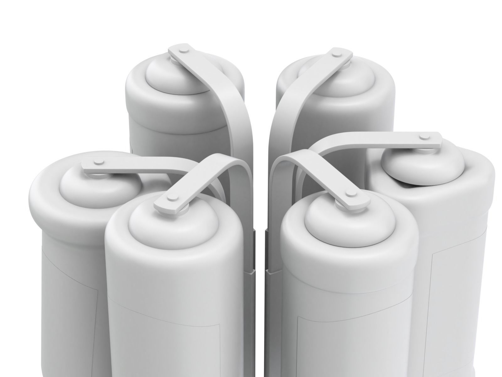 Liquor Dispenser with Bottles 3D model_21