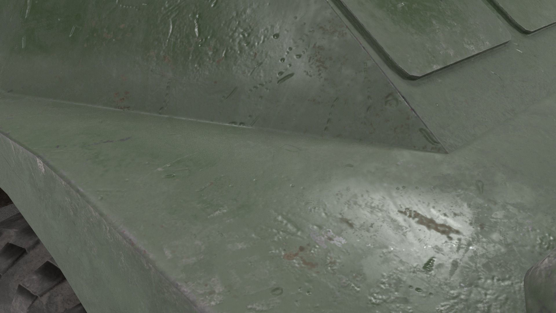 Low poly BRDM-2 russian armoured vehicle Low-poly 3D model_9