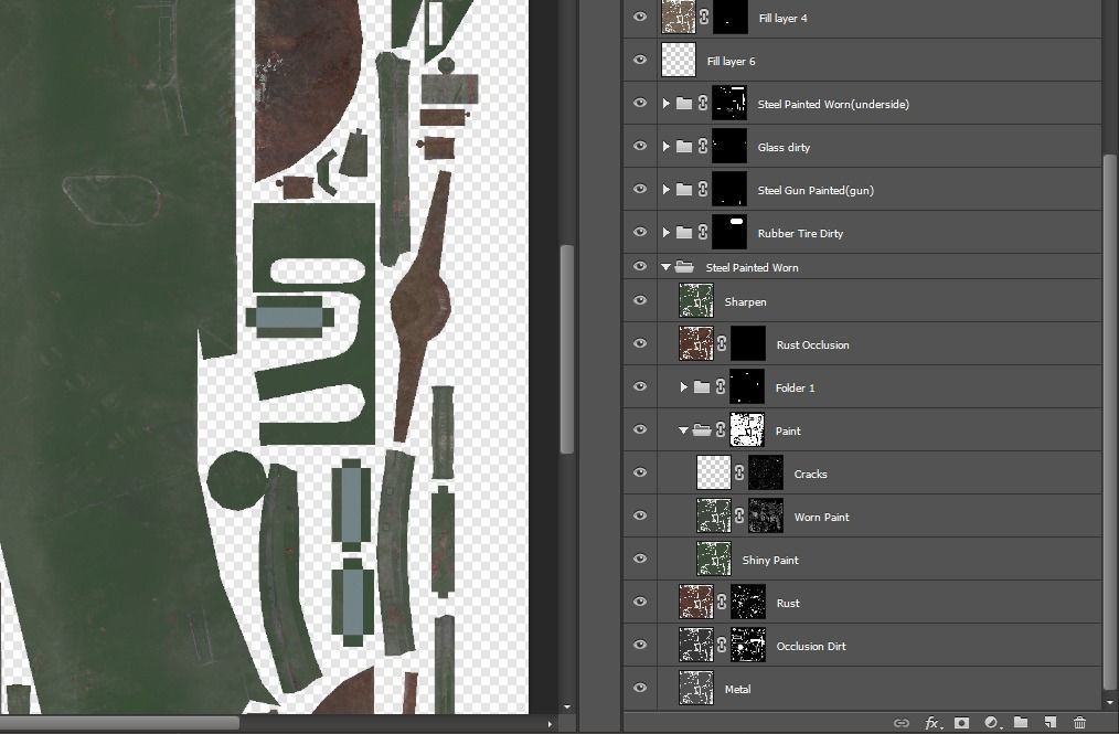 Low poly BRDM-2 russian armoured vehicle Low-poly 3D model_19