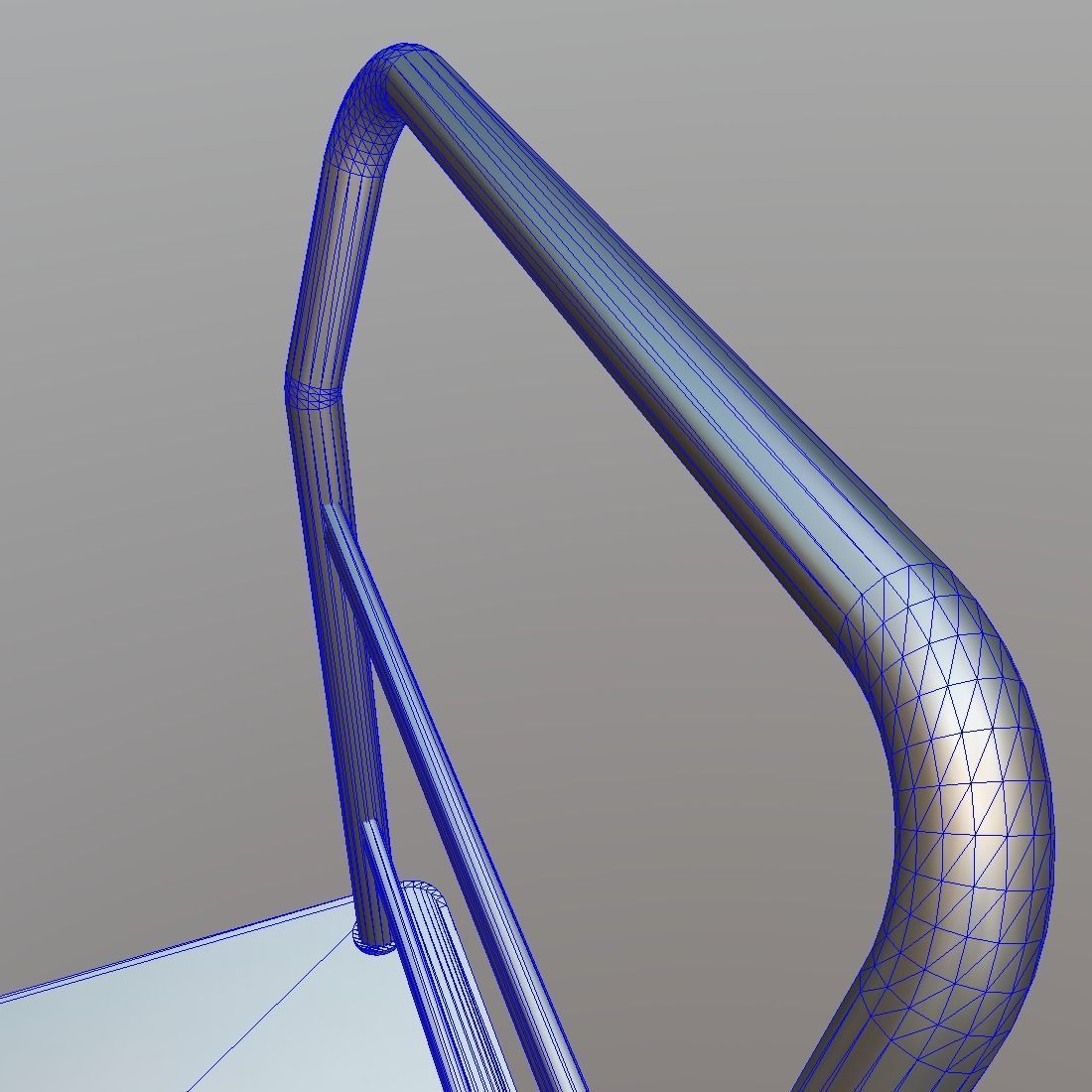 Platform Truck Low-poly 3D model_13