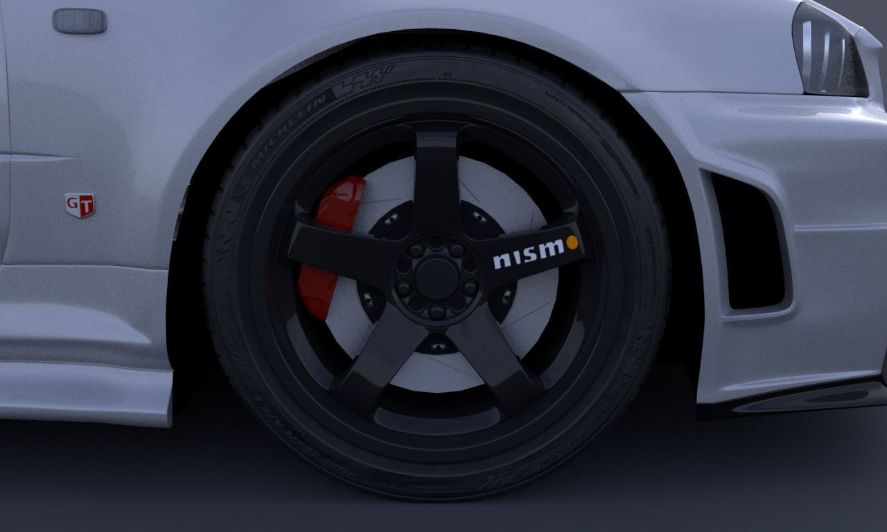 Nissan Skyline GTR R34 Nismo Z-Tune Limited Edition 3D model_6