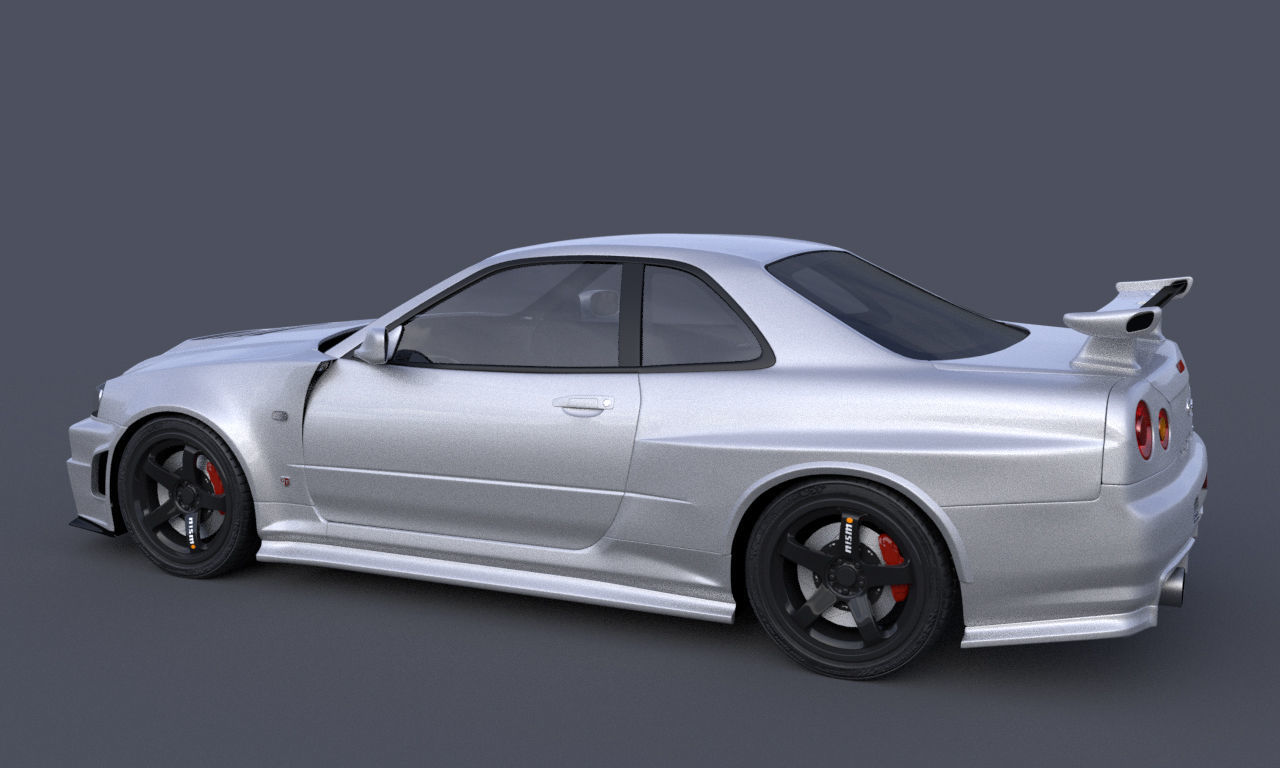 Nissan Skyline GTR R34 Nismo Z-Tune Limited Edition 3D model_5