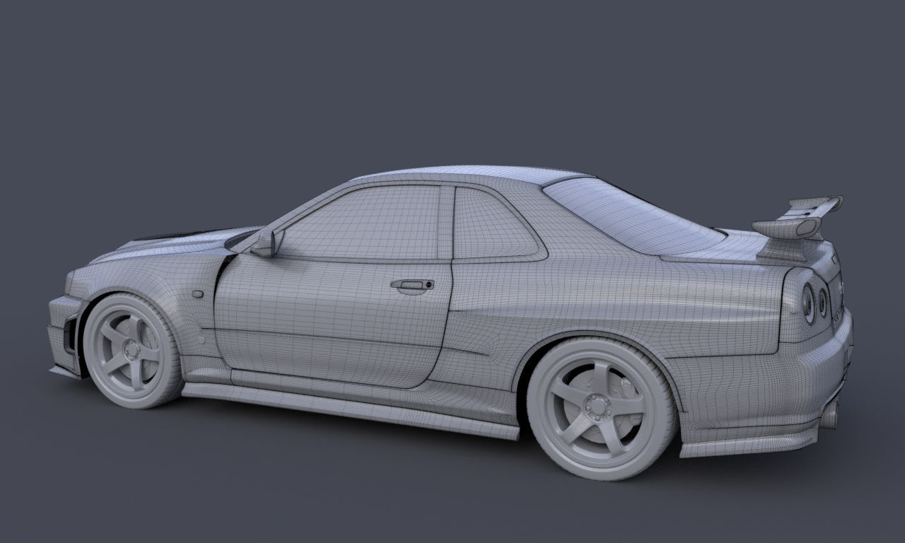 Nissan Skyline GTR R34 Nismo Z-Tune Limited Edition 3D model_19