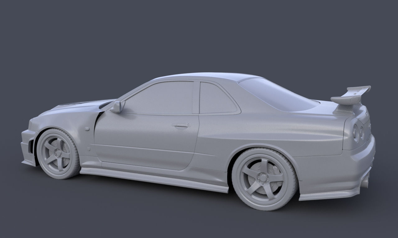 Nissan Skyline GTR R34 Nismo Z-Tune Limited Edition 3D model_12