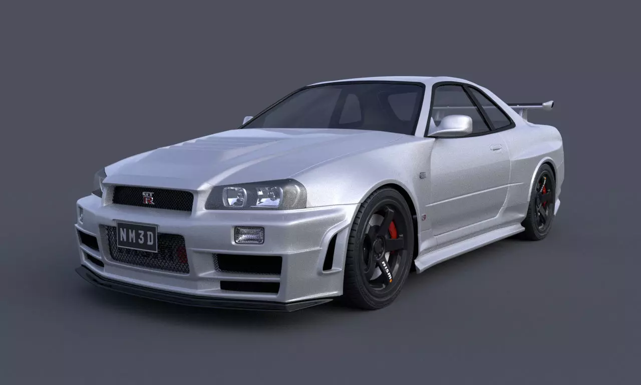 Nissan Skyline GTR R34 Nismo Z-Tune Limited Edition 3D model_0