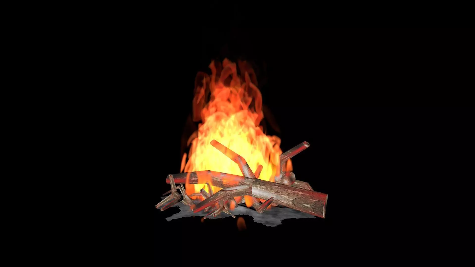 Firecamp fire 3D model