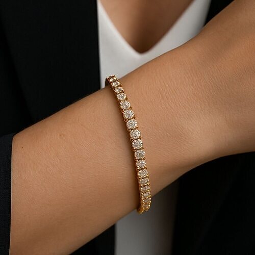 Riviera 3mm bracelet and necklace 3D print model