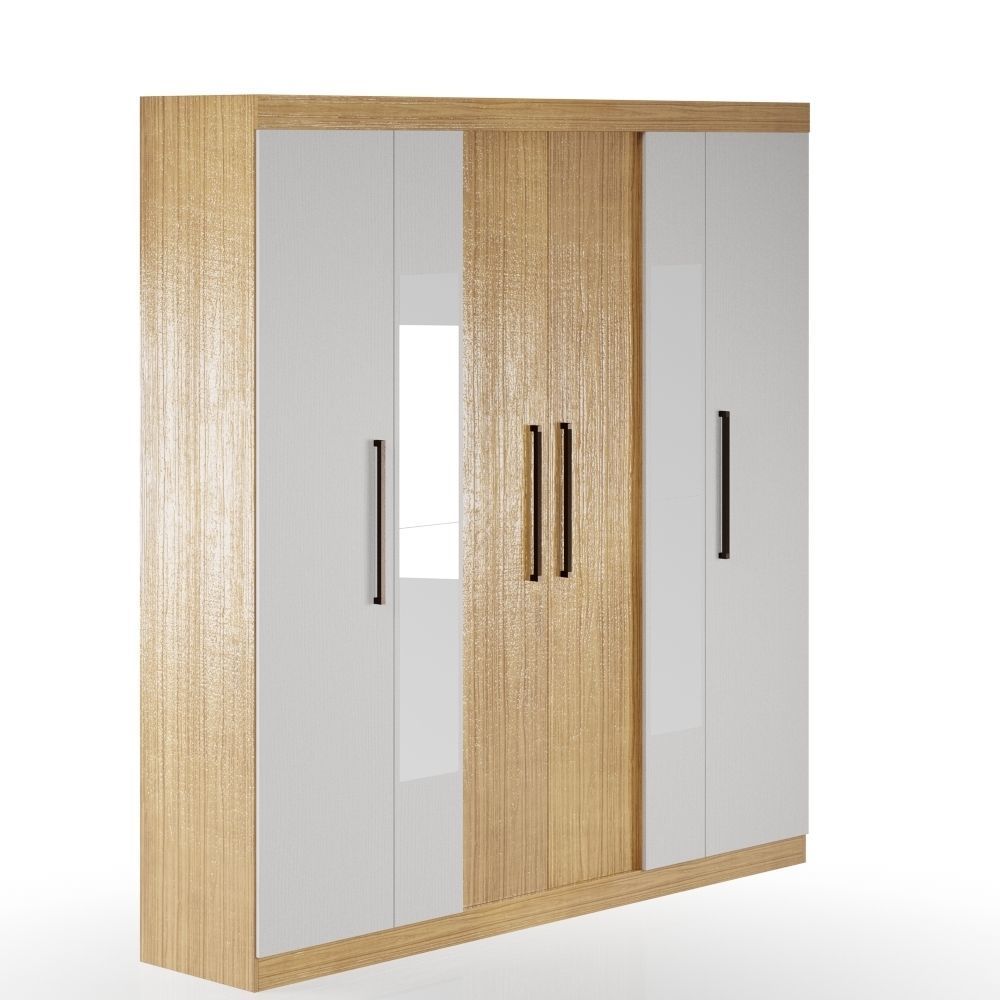 Grey Wardrobe Chamois 3D model_2