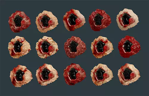 15 Skin Bullet Hole Seamless PBR Textures with Alpha Map Texture_0