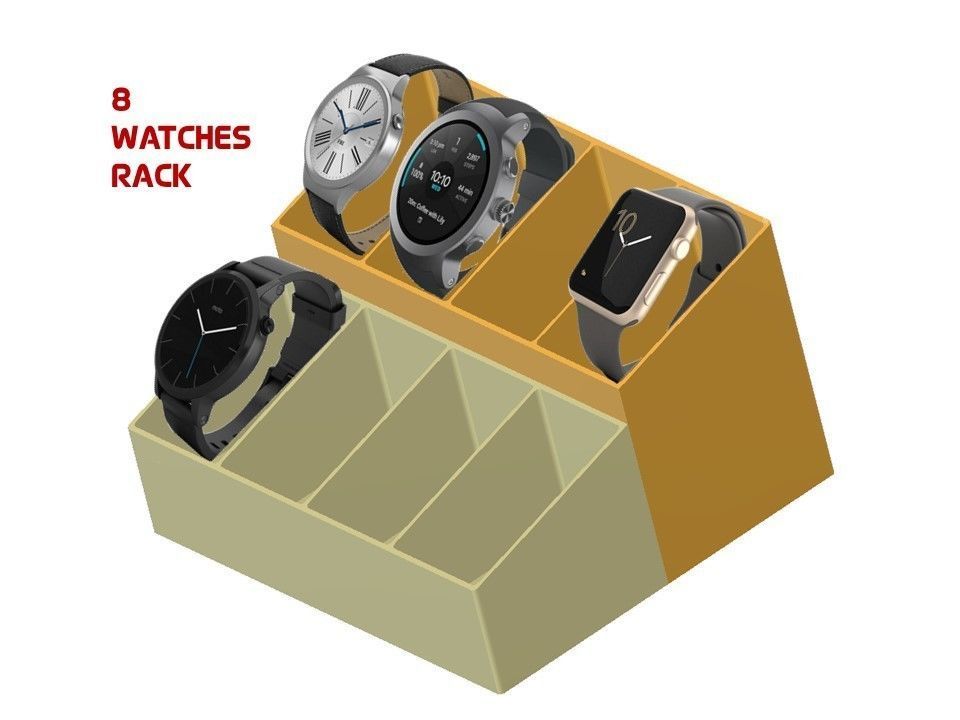 rack WATCHES RACK 3D print model CGTrader