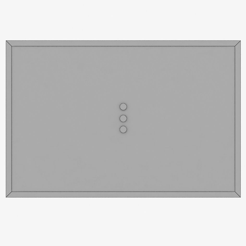 Sport chalkboard tactical low poly Low-poly 3D model_5