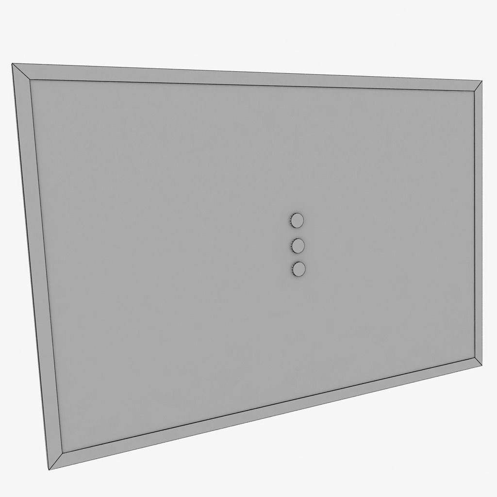 Sport chalkboard tactical low poly Low-poly 3D model_6