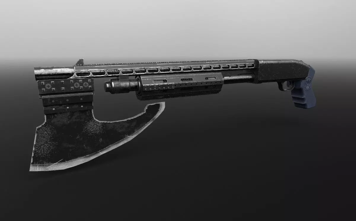 Shotgun-AXE Marvels 3D model