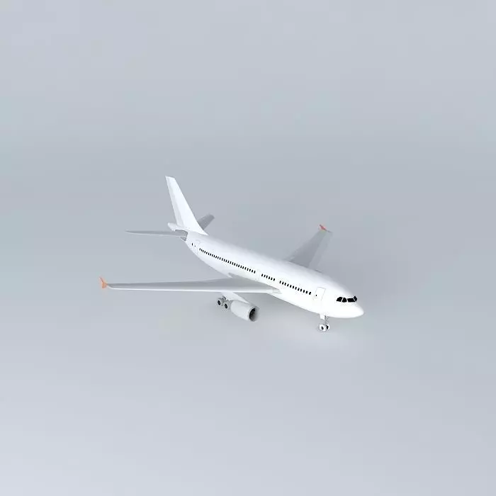 Airbus A310-300 3D model_0