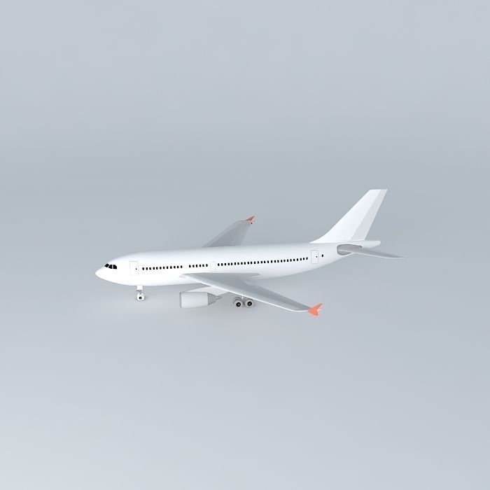 Airbus A310-300 3D model_2