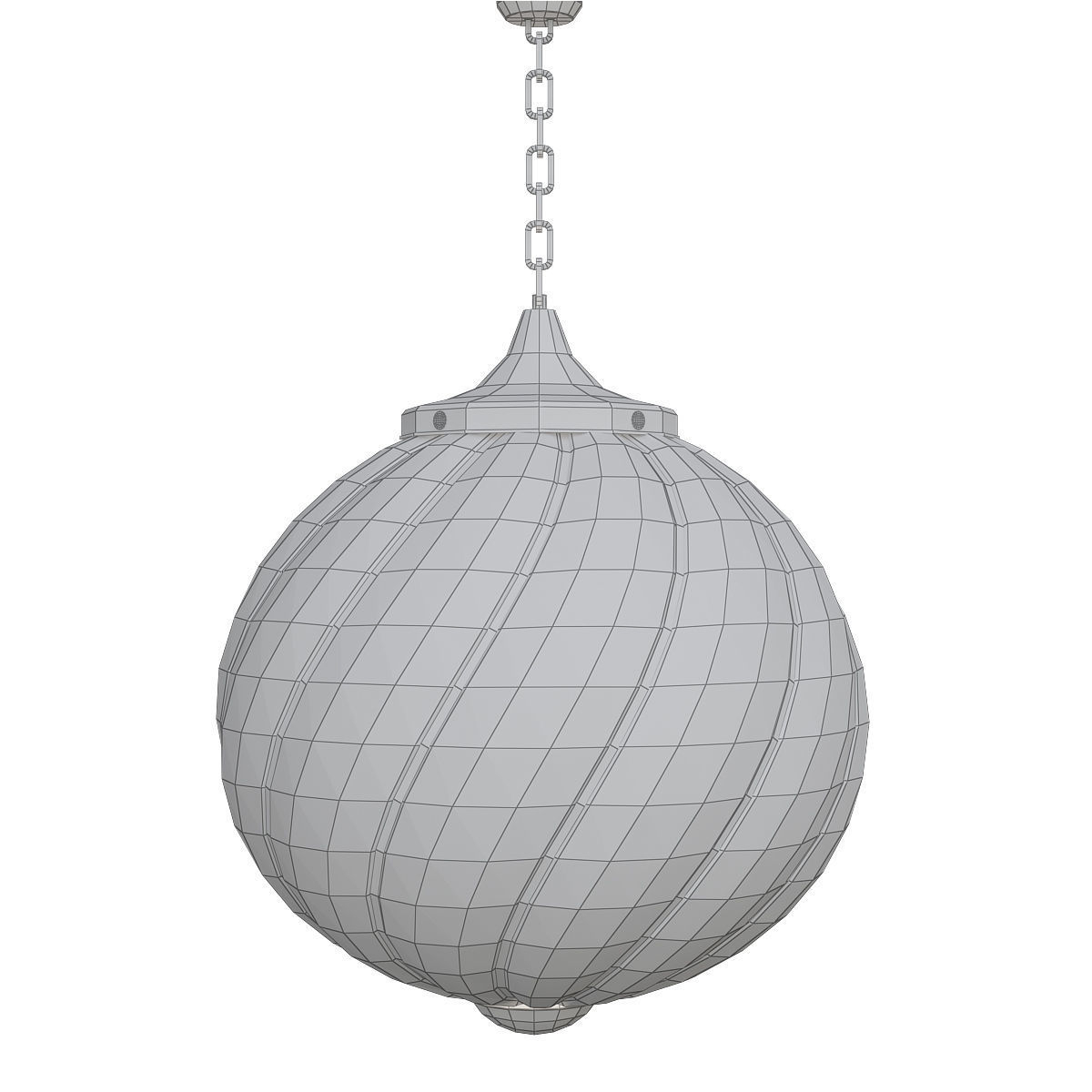 Chandleir 10 pieces 3d model Low-poly 3D model_7