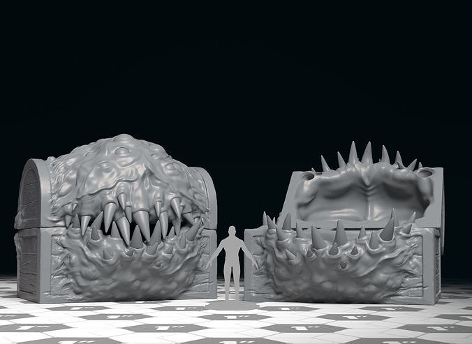 Mimic Dice Box - 3D printable model 3D print model