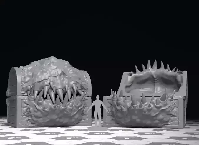 Mimic Dice Box - 3D printable model 3D print model