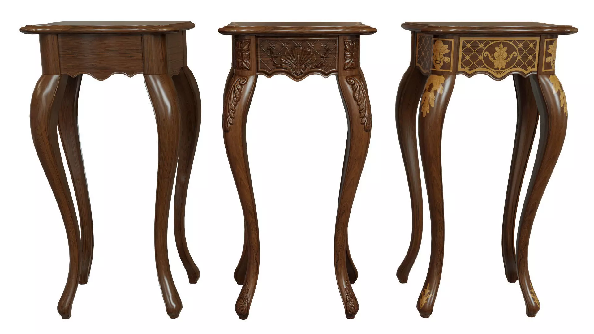 3D model Classic side table 400 VR / AR / low-poly | CGTrader