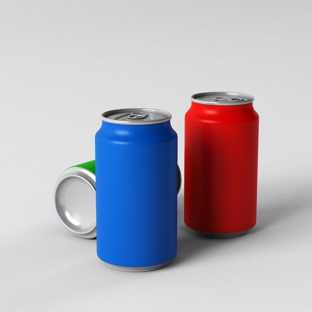 33cl Generic Cans 3D model_8