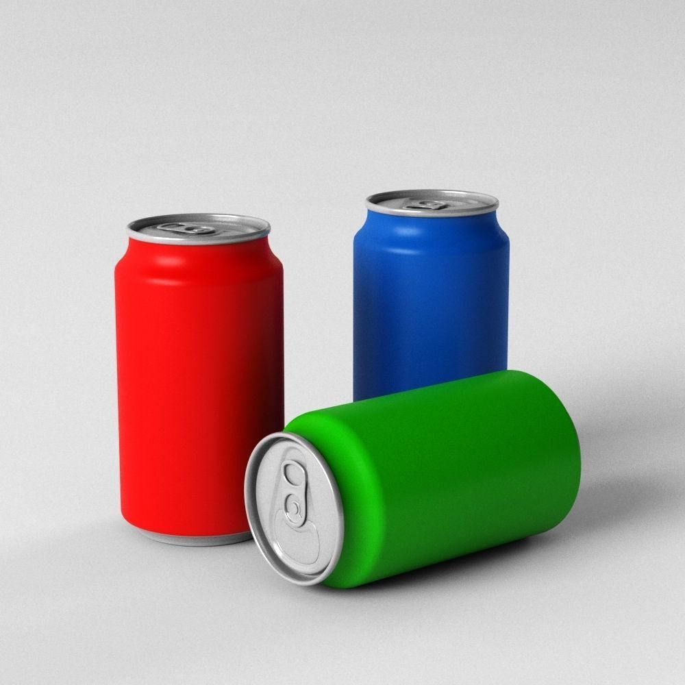 33cl Generic Cans 3D model_7