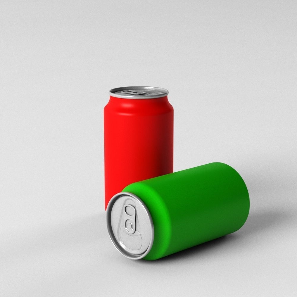33cl Generic Cans 3D model_6