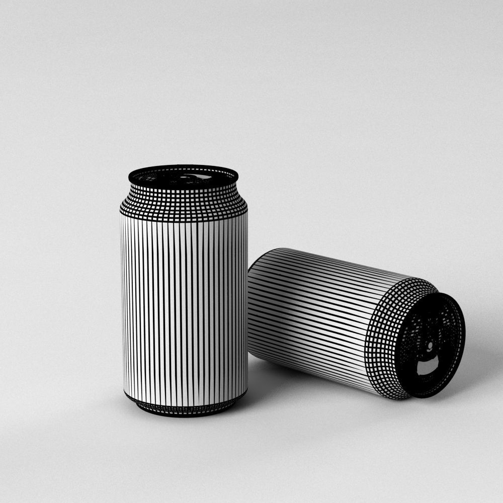 33cl Generic Cans 3D model_9
