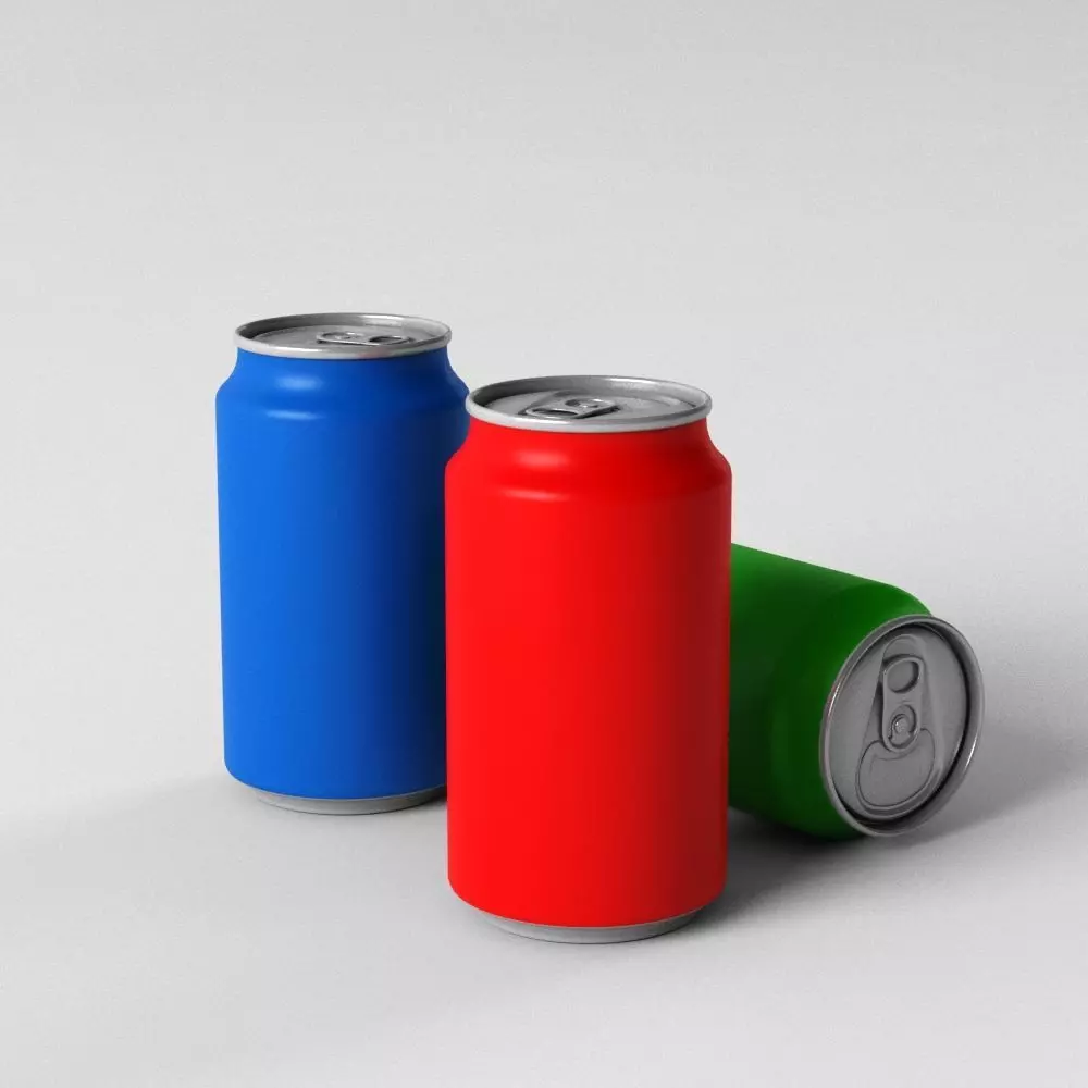 33cl Generic Cans 3D model_0