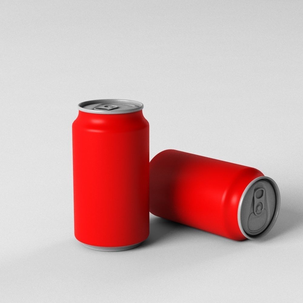 33cl Generic Cans 3D model_3