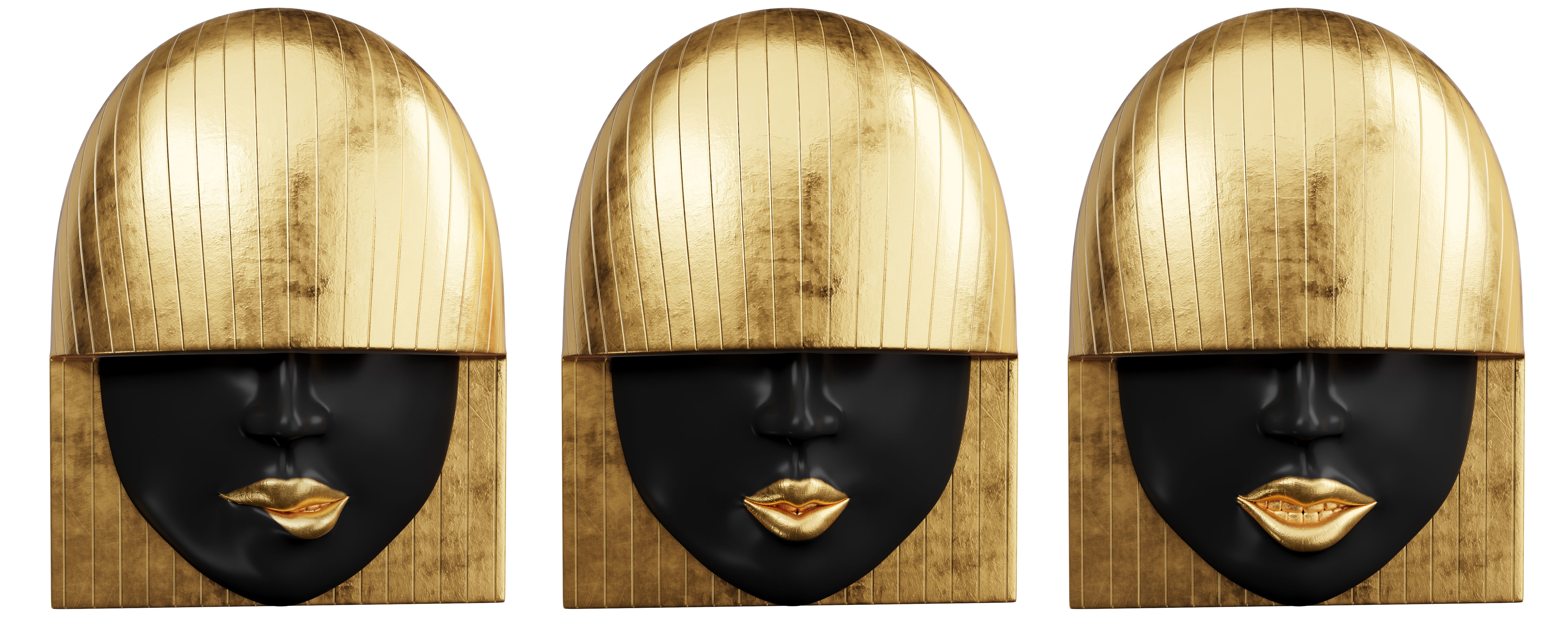 Panel Fashion Face Wall Tiles Phillips Collection 3D model_1