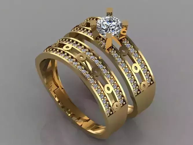 GC GOLD T011- Diamond ring 