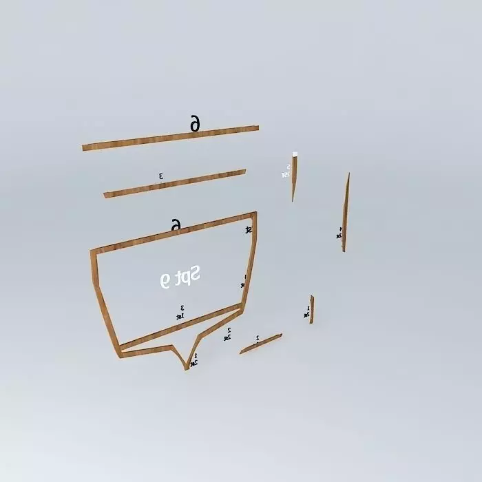 Spt9, boat frame Free 3D model